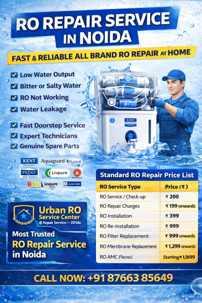 RO repair service in noida