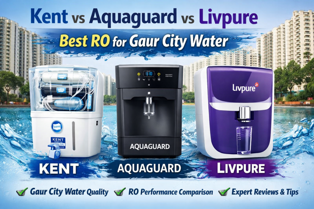 Kent vs Aquaguard vs Livpure – Best RO