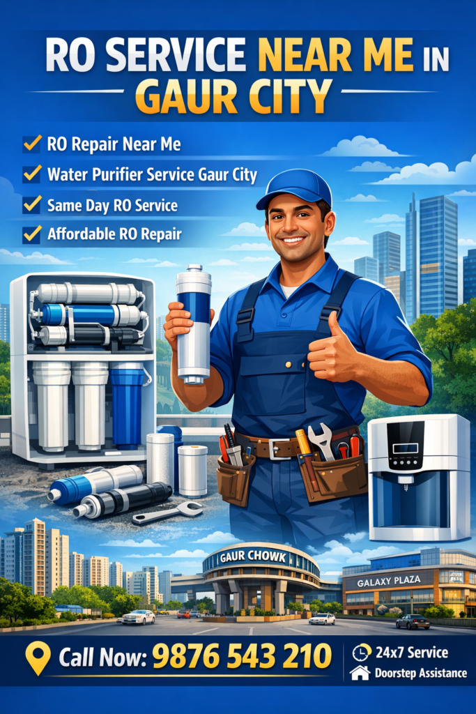 RO Water Purifier Service Cost in Gaur City 