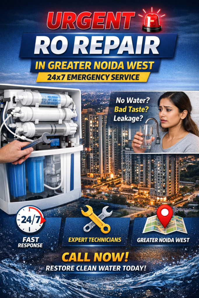 Urgent RO Repair in Greater Noida West