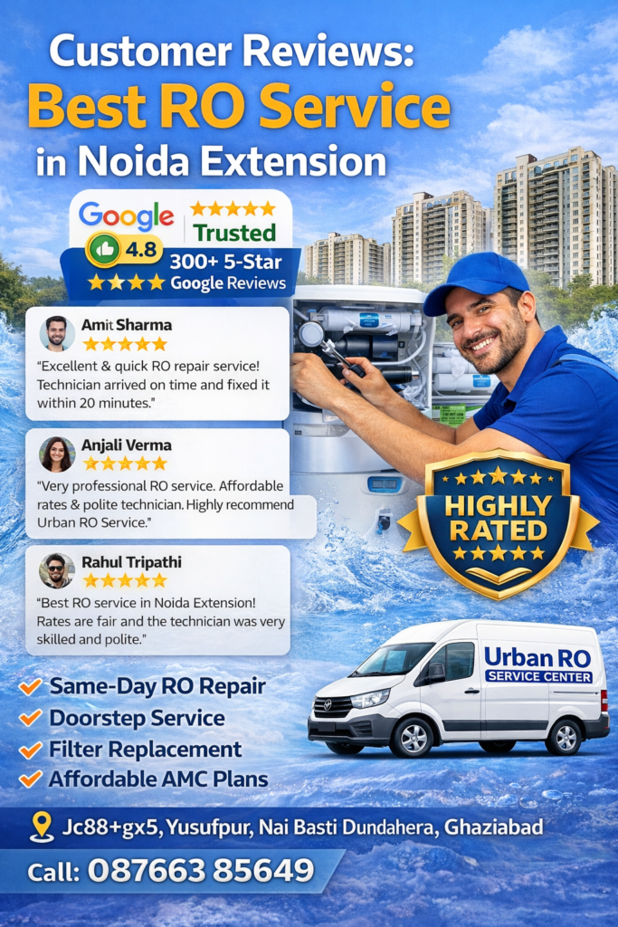 Customer Reviews: Best RO Service in Noida Extension