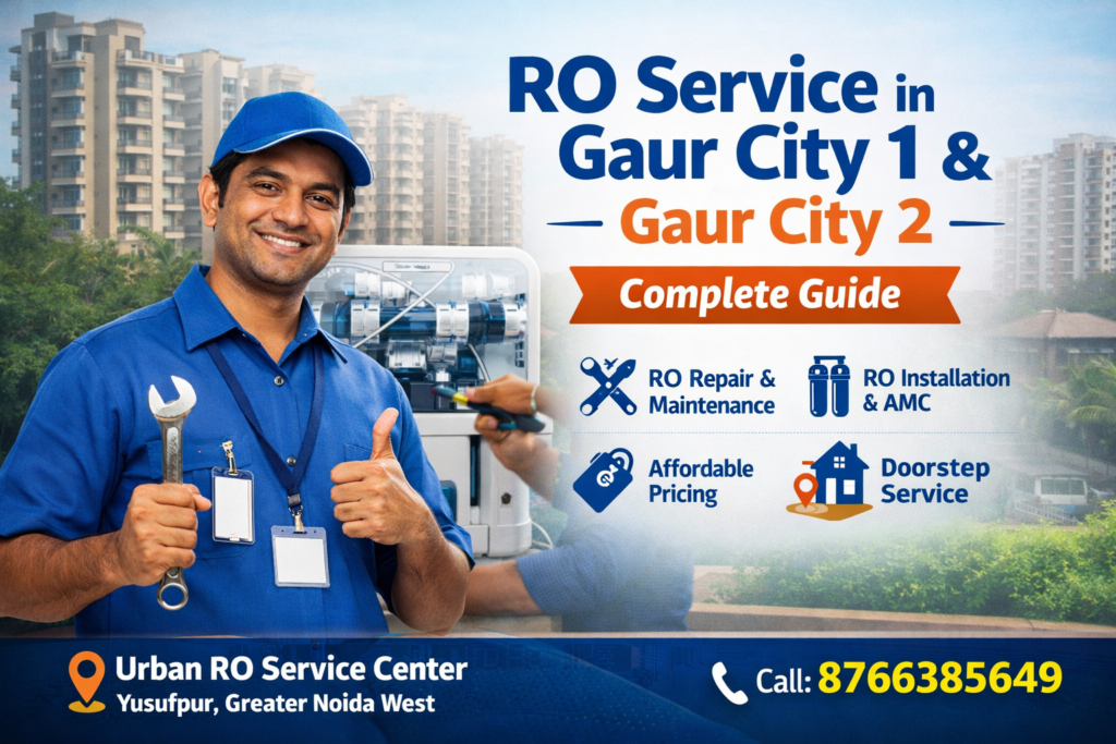 RO Service in Gaur City 1 & Gaur City 2