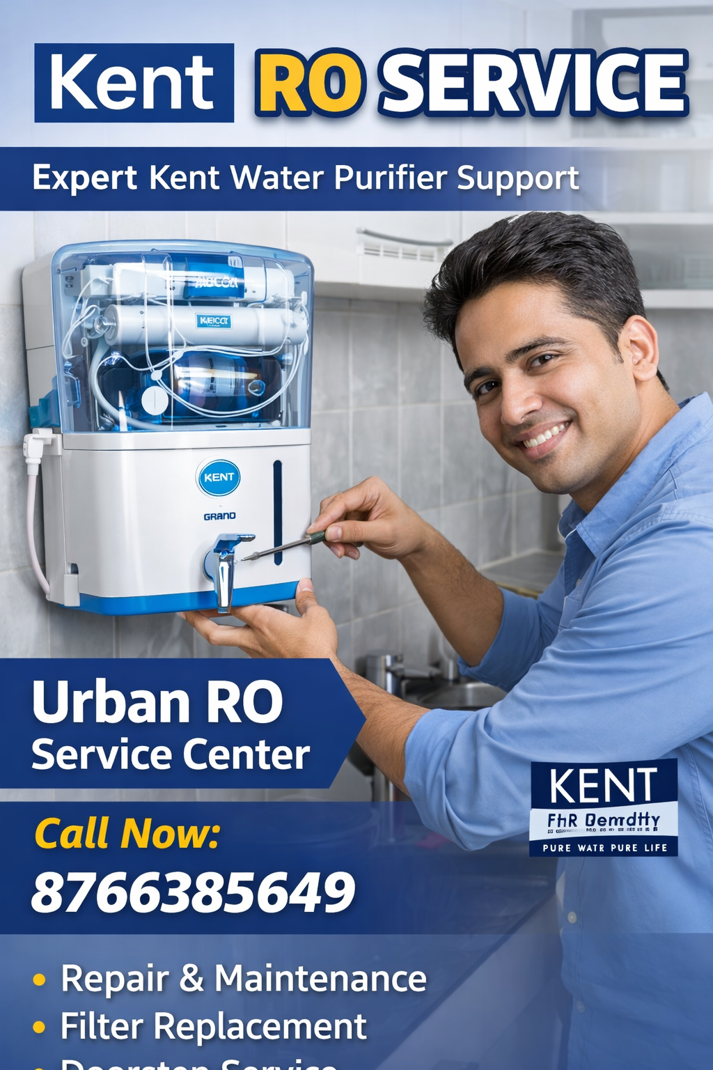 KENT RRO SERVICE -- URBAN RO SERVICE CENTER